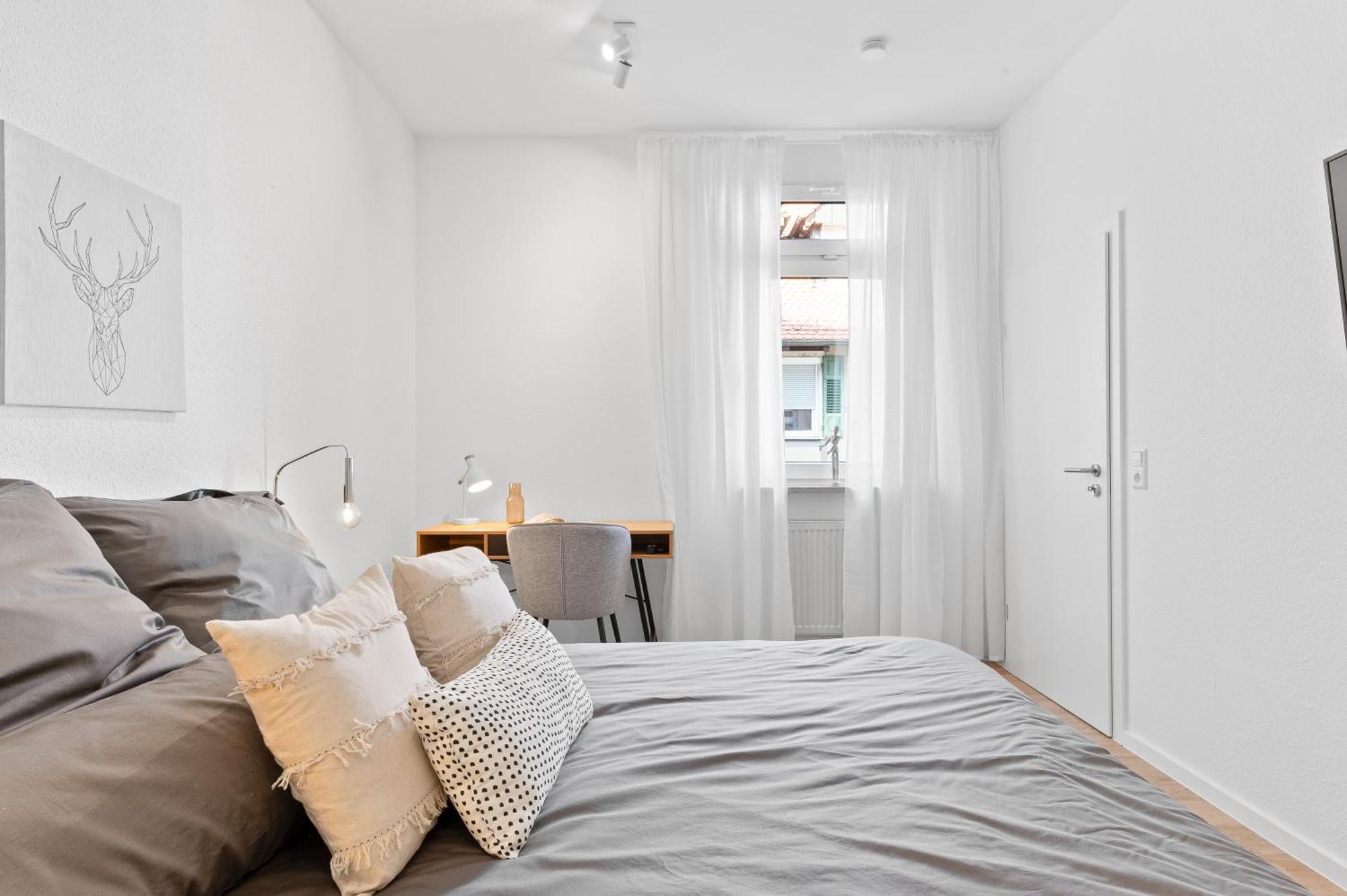 Helle Zentrumsnahe Familienfreundliche Ferienwohnung Fellbach Exteriér fotografie
